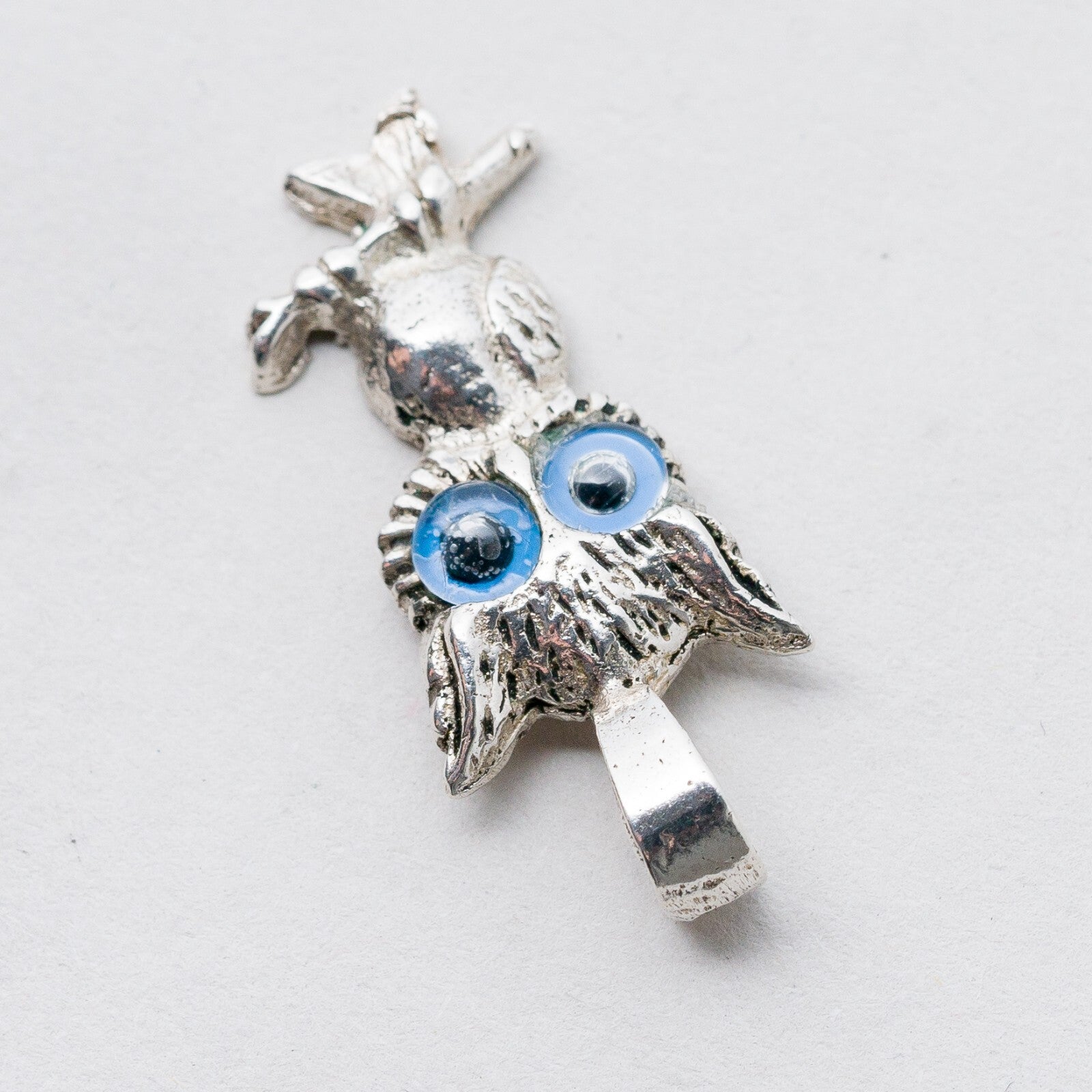 Silber Anhänger Kettenanhänger Eule 3 cm 2,3 g1