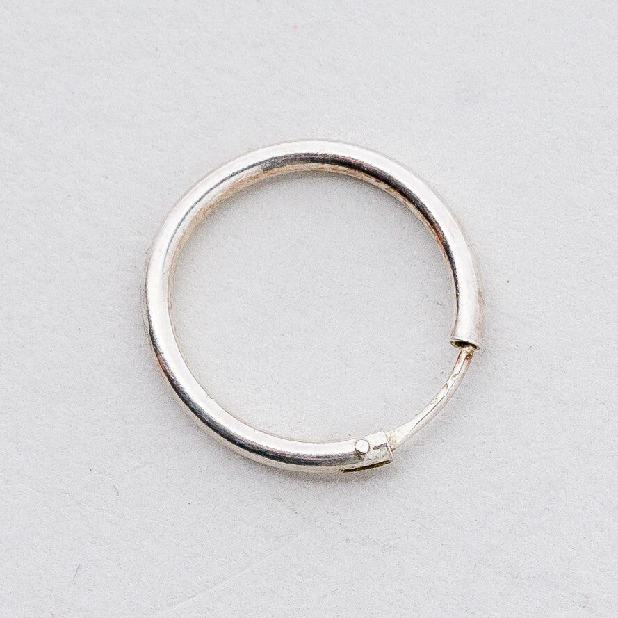 Einzelner Ohrring Creole Silber 0,38 g1