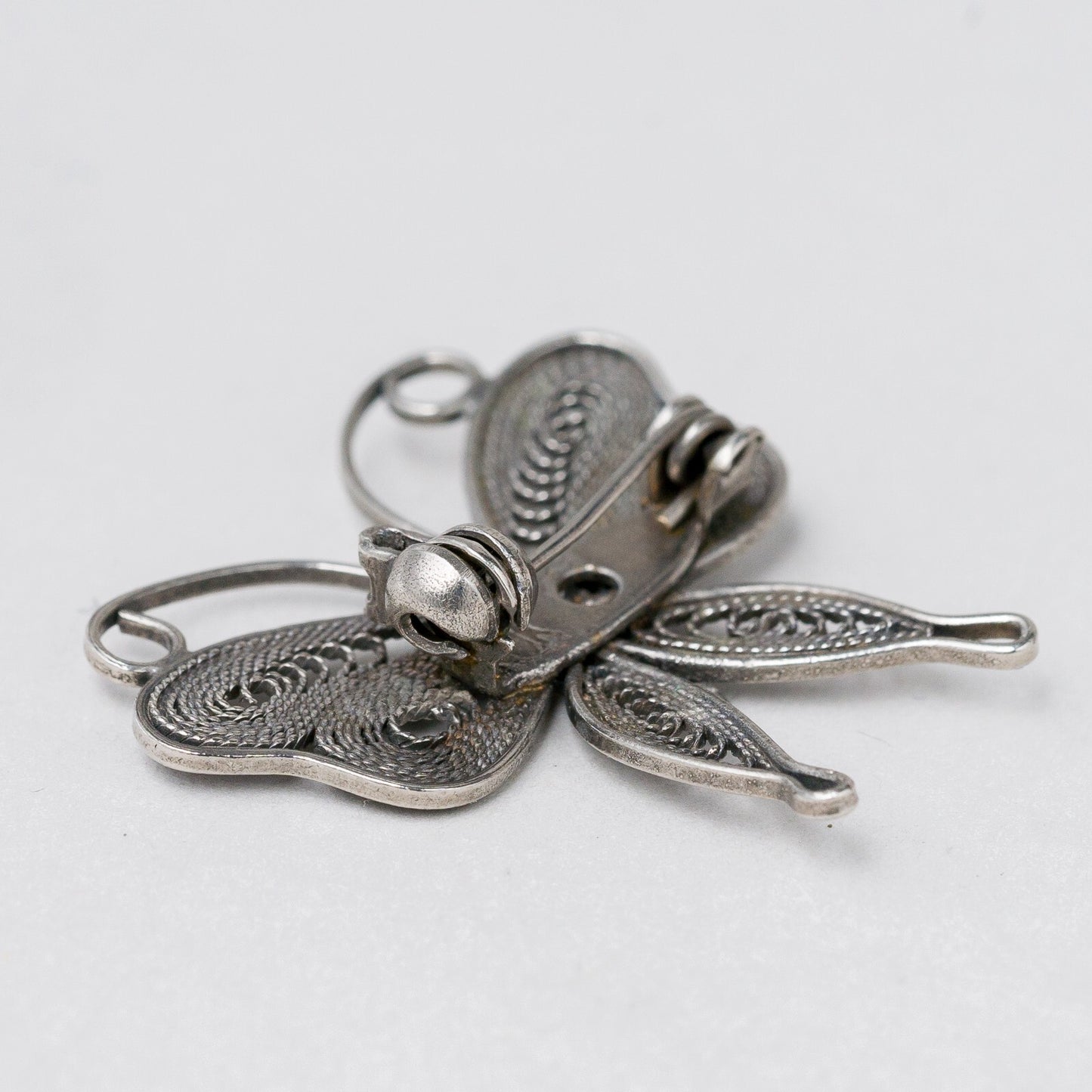 Brosche Silber Schmetterling filigran 3,2 cm 3,33 g3