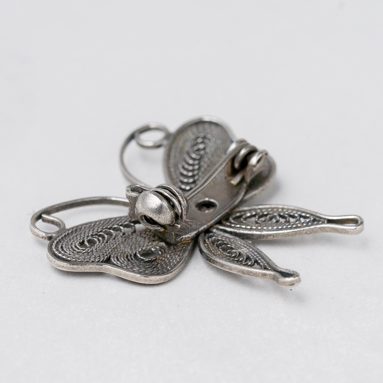 Brosche Silber Schmetterling filigran 3,2 cm 3,33 g3