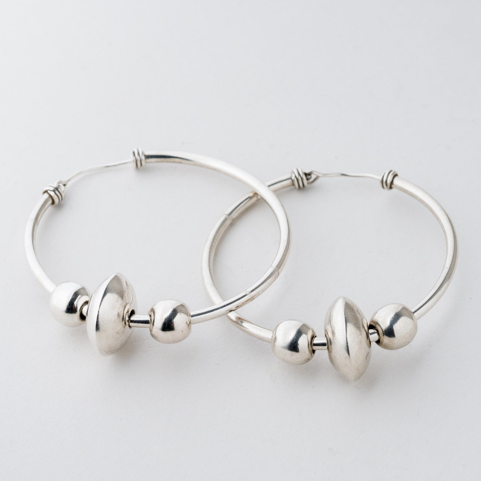 Silber Ohrringe Creolen 10,79 g0