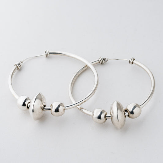 Silber Ohrringe Creolen 10,79 g0