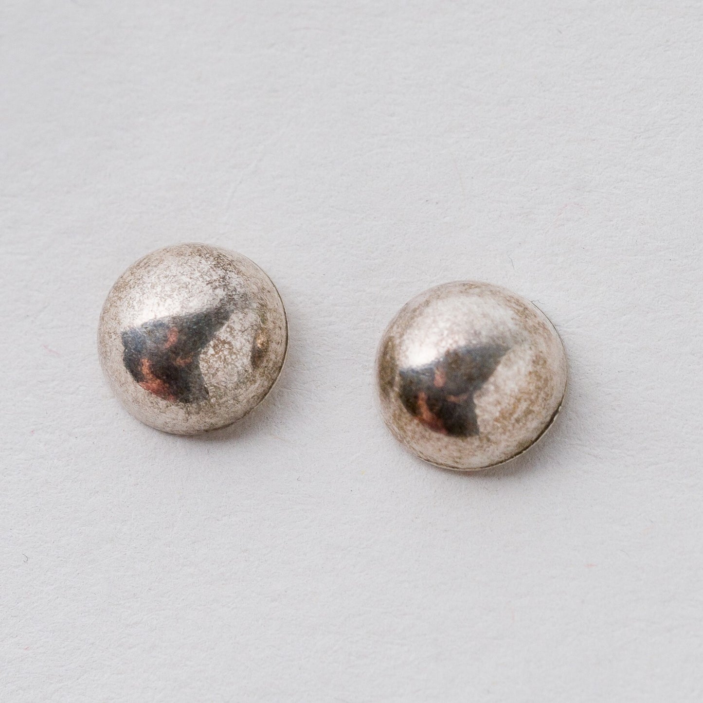 Ohrringe Ohrstecker Silber Halbkugel 1,22 g0