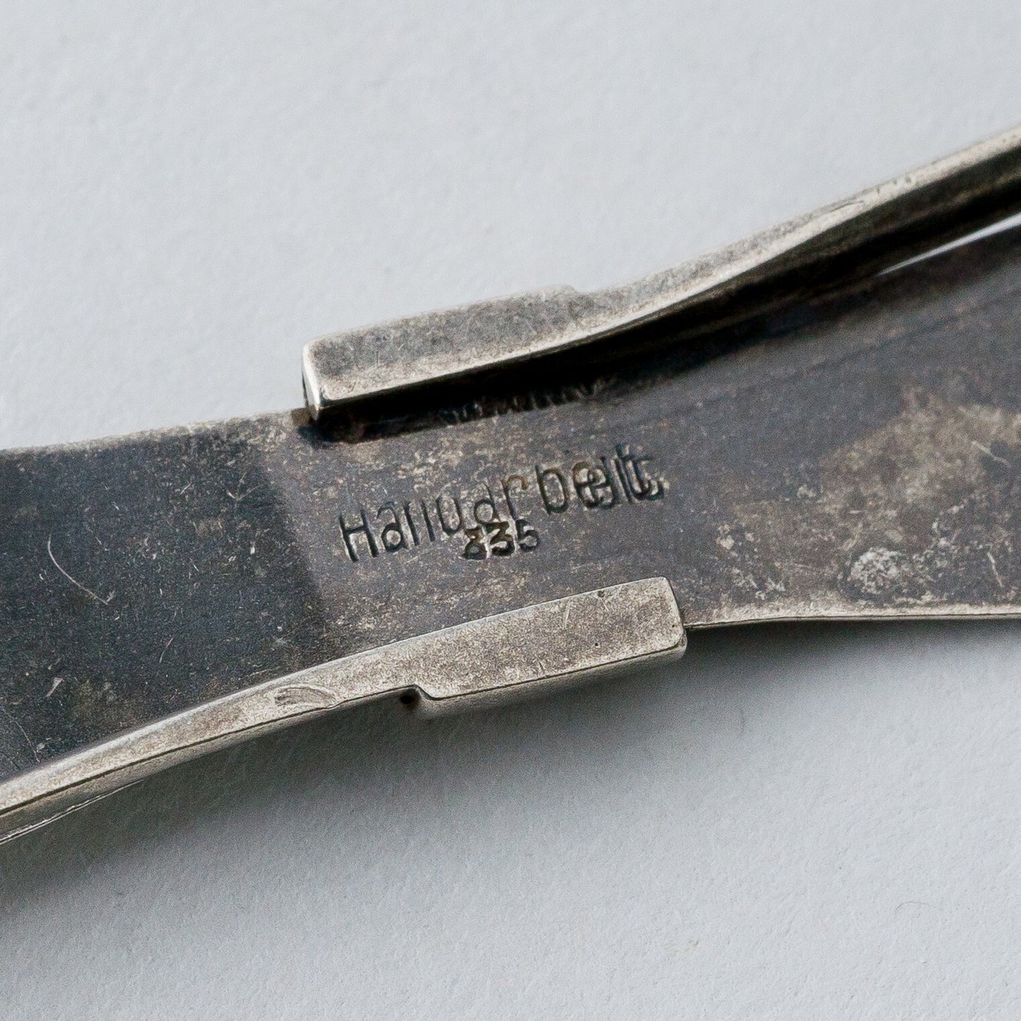 Silber Brosche Spange 835 Schleife 7,07 g7