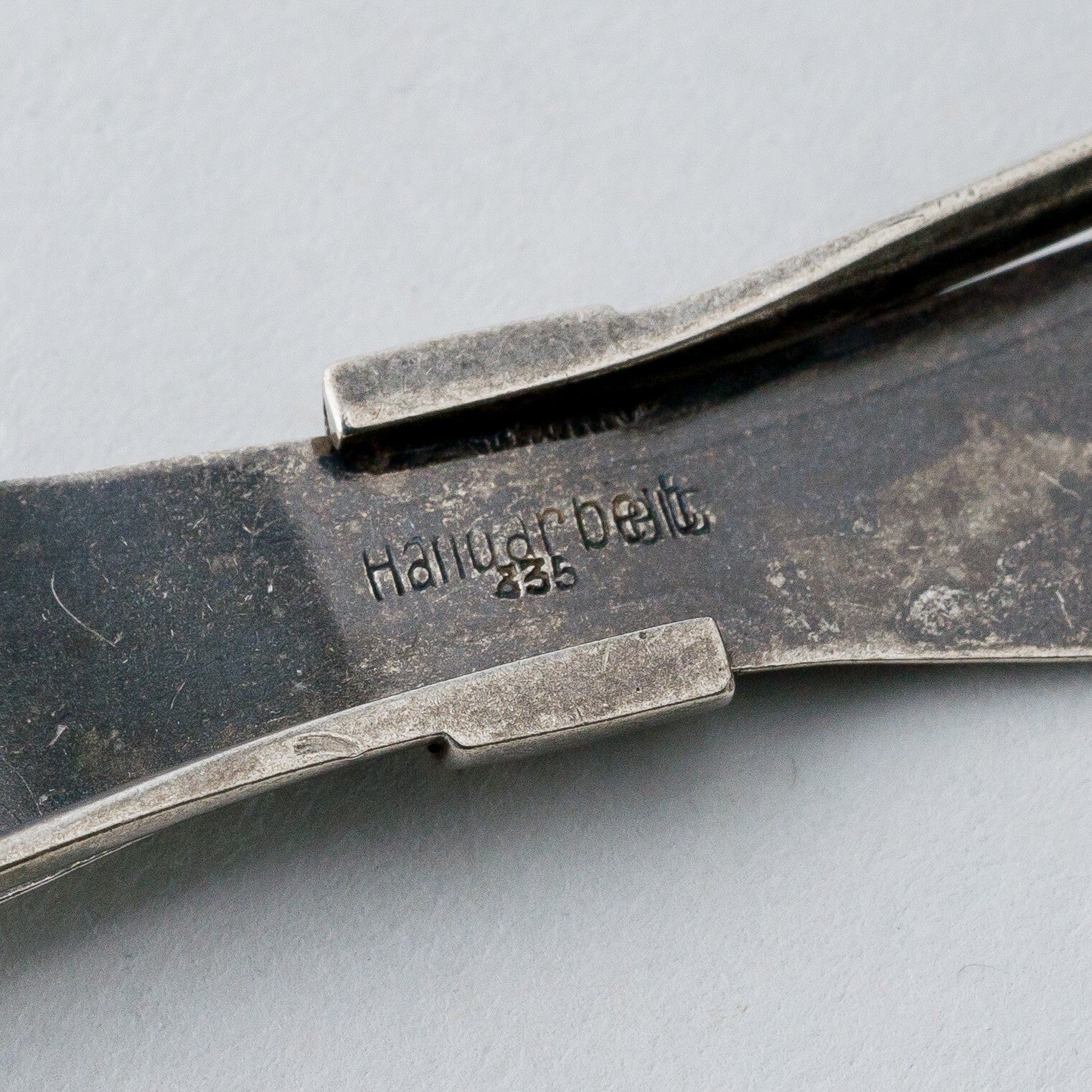 Silber Brosche Spange 835 Schleife 7,07 g7