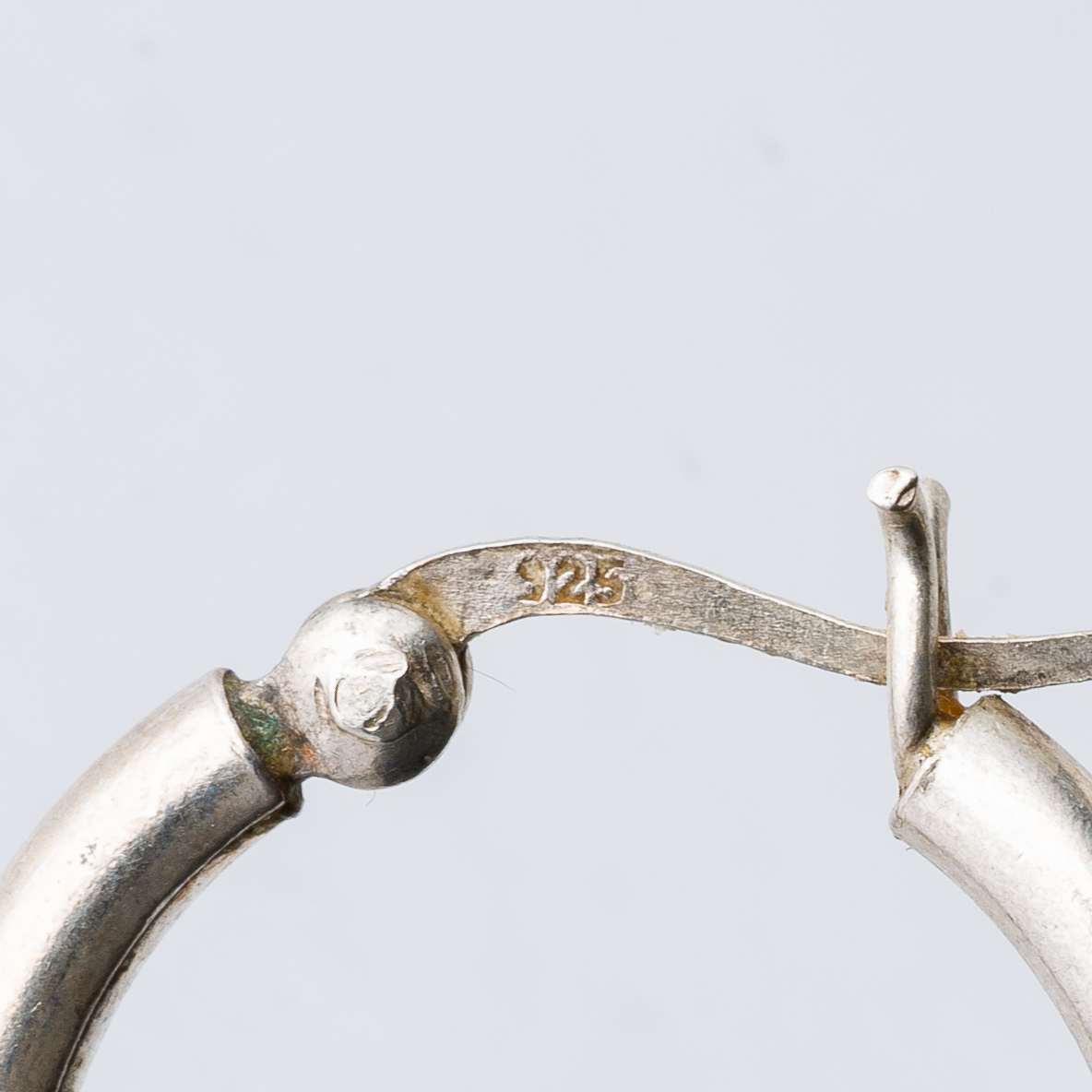 Einzelner Ohrring Creole 925er Silber 1,44 g4