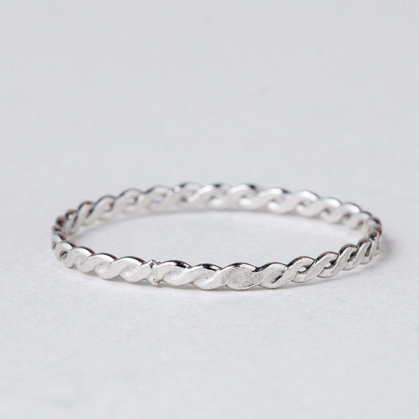 Silber Ring 835 Größe 52 (16,5 mm Ø) 0,32 g1