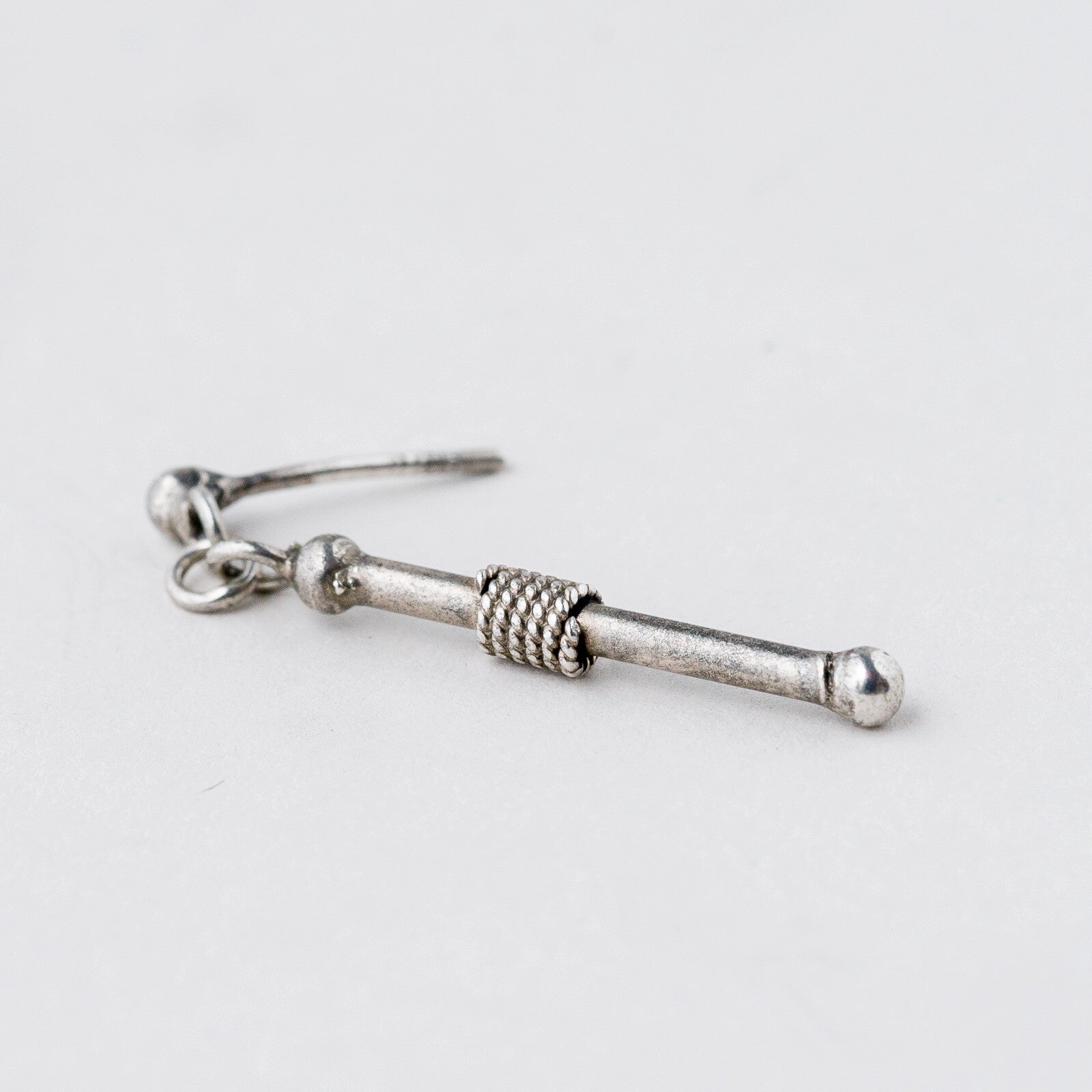 Einzelner Ohrring Hängeohrring Silber 1,19 g3