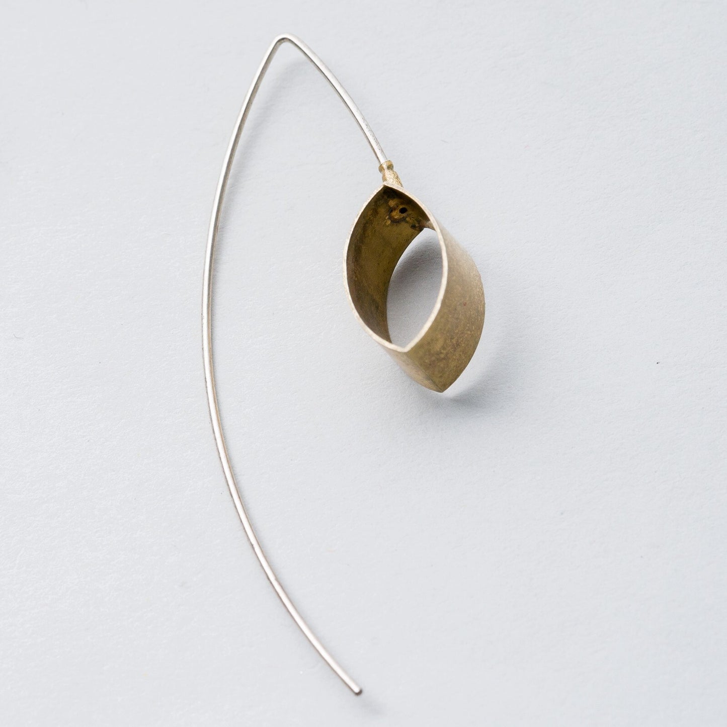 Einzelner Ohrring Hängeohrring Silber 925 2,2 g0