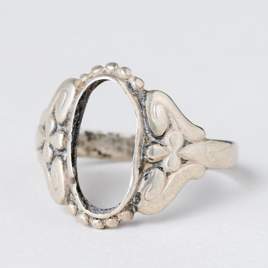 Silber Ring 800 Ohne Stein Größe 54 (17,2 mm Ø) 3,17 g0