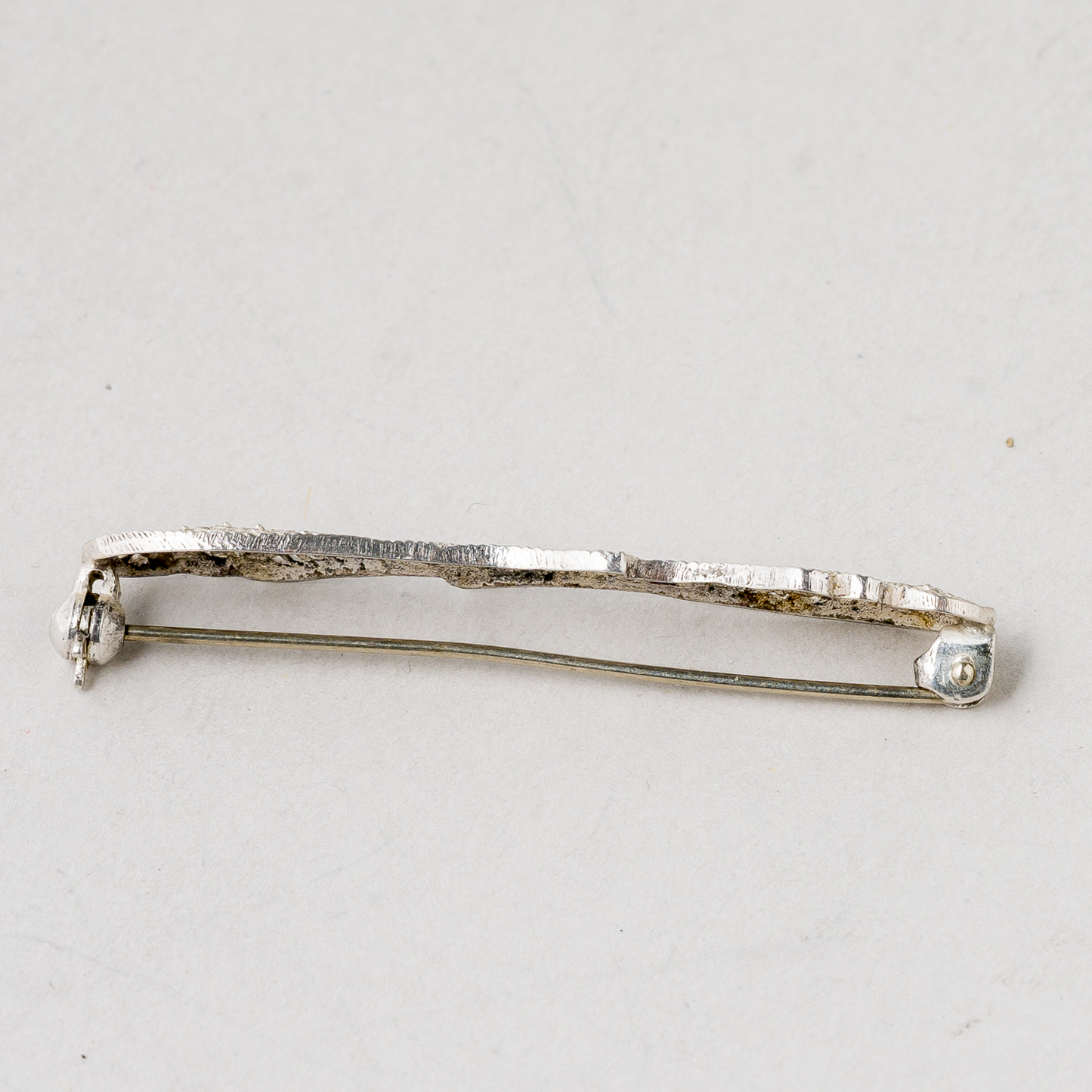 Brosche Schleife 835er Silber 1,62 g 4,5 cm1