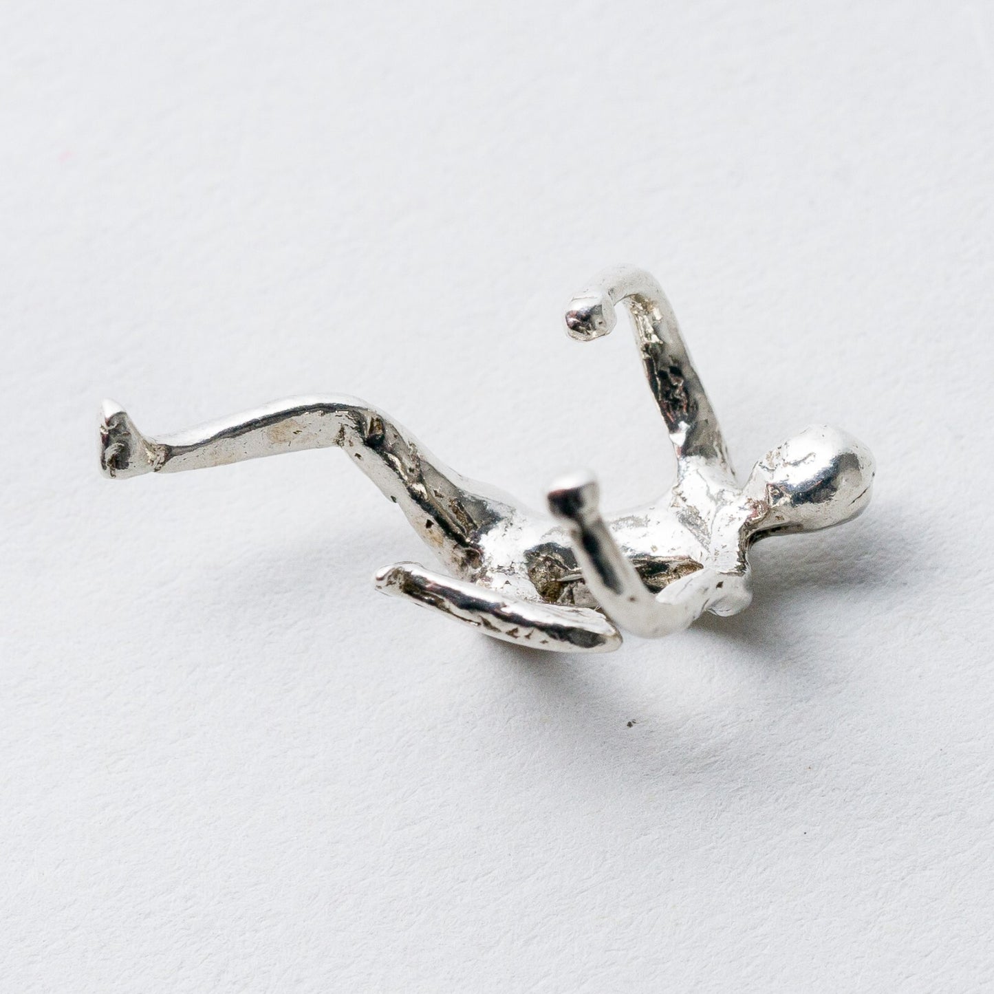 Einzelner Ohrring Kletterer Silber 925 1,37 g1
