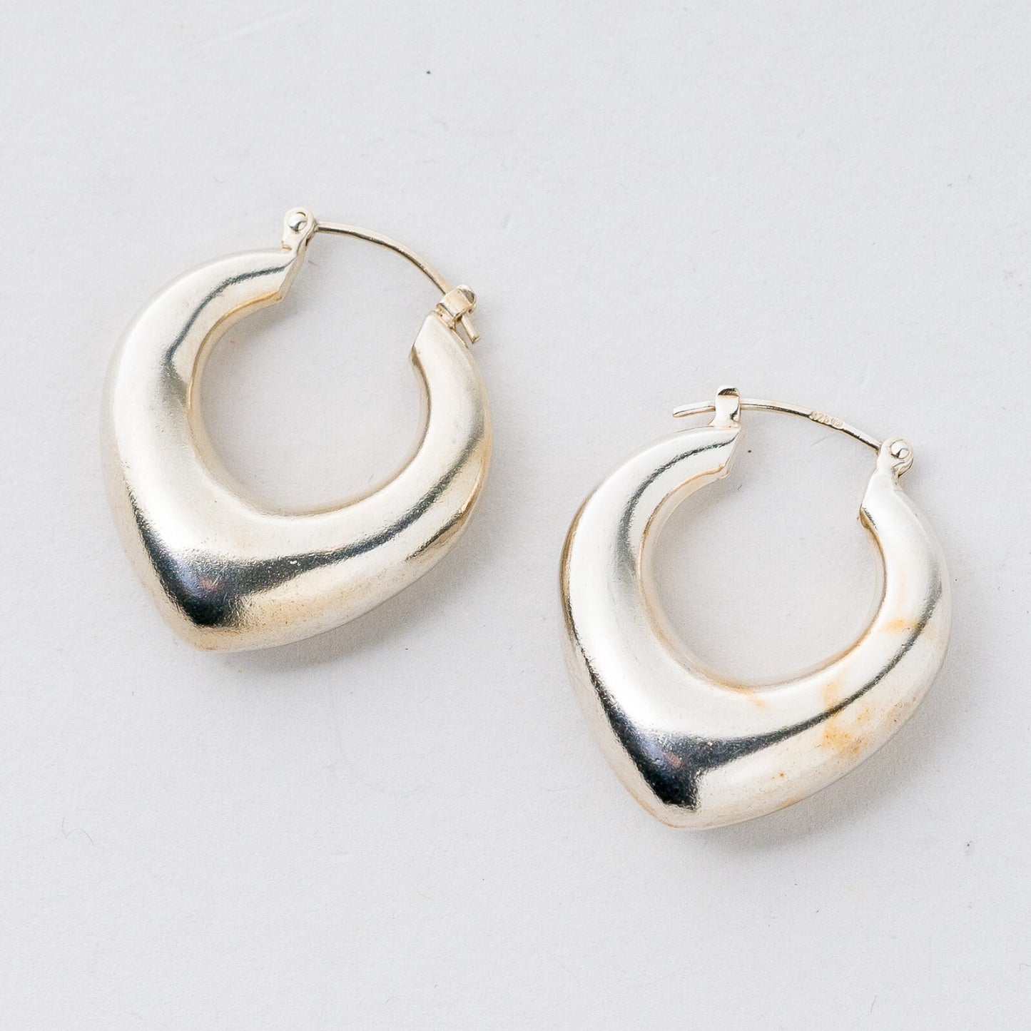 Silber Ohrringe Creolen 925 5,07 g0