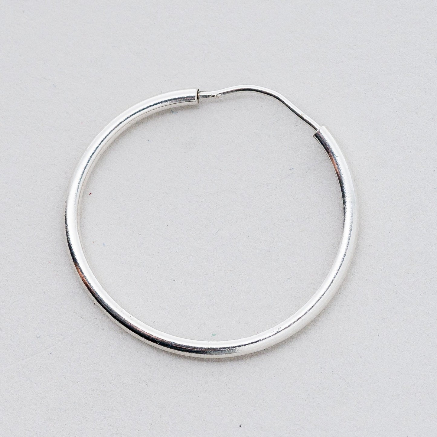 Einzelner Ohrring Creole Silber 1,7 g0