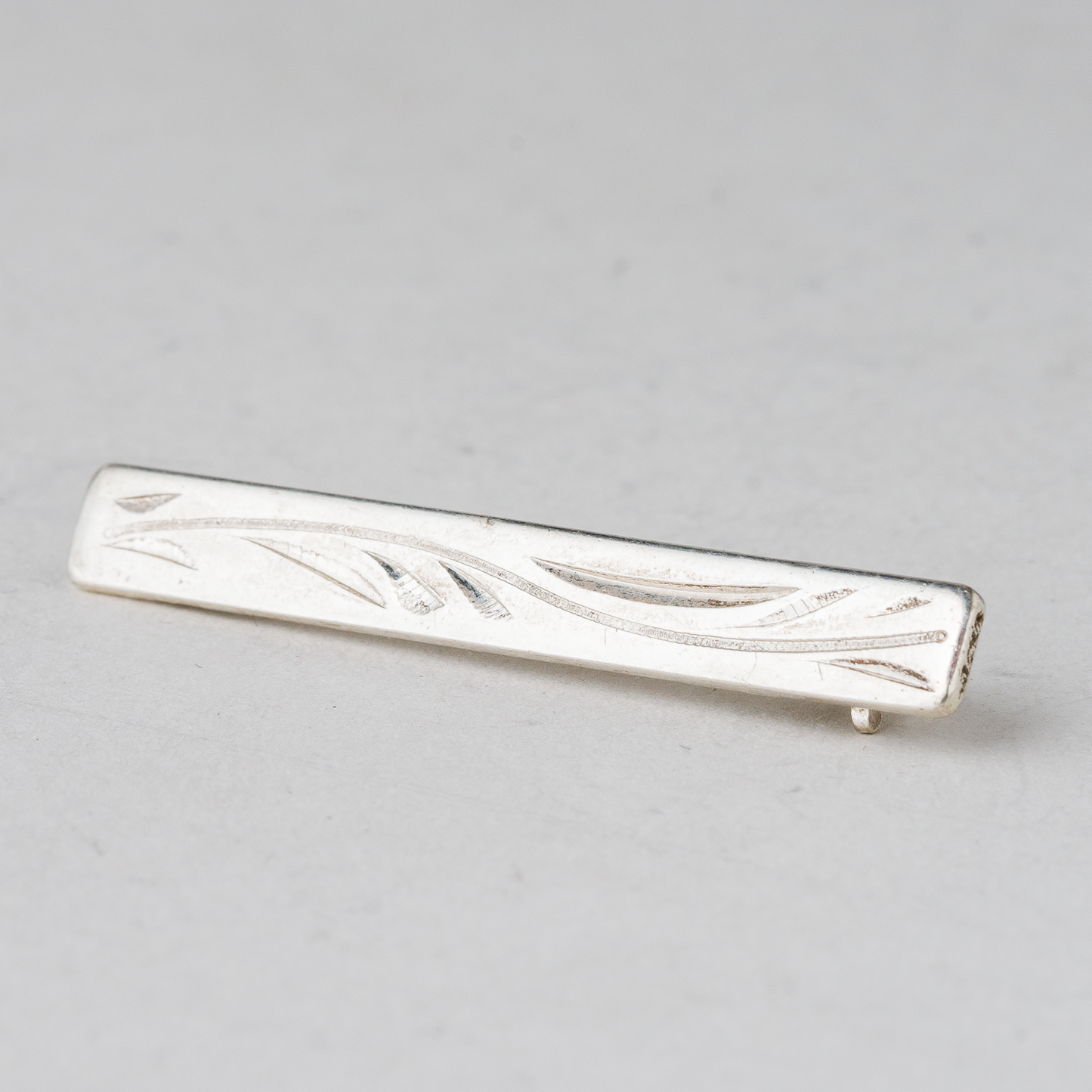 Brosche 800er Silber 3,34 g 4,5 cm0
