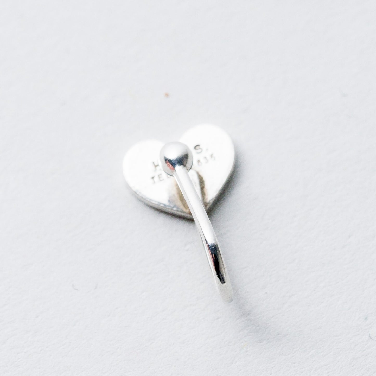 Piercing Herz 835 Silber 1,5 cm 0,69 g4