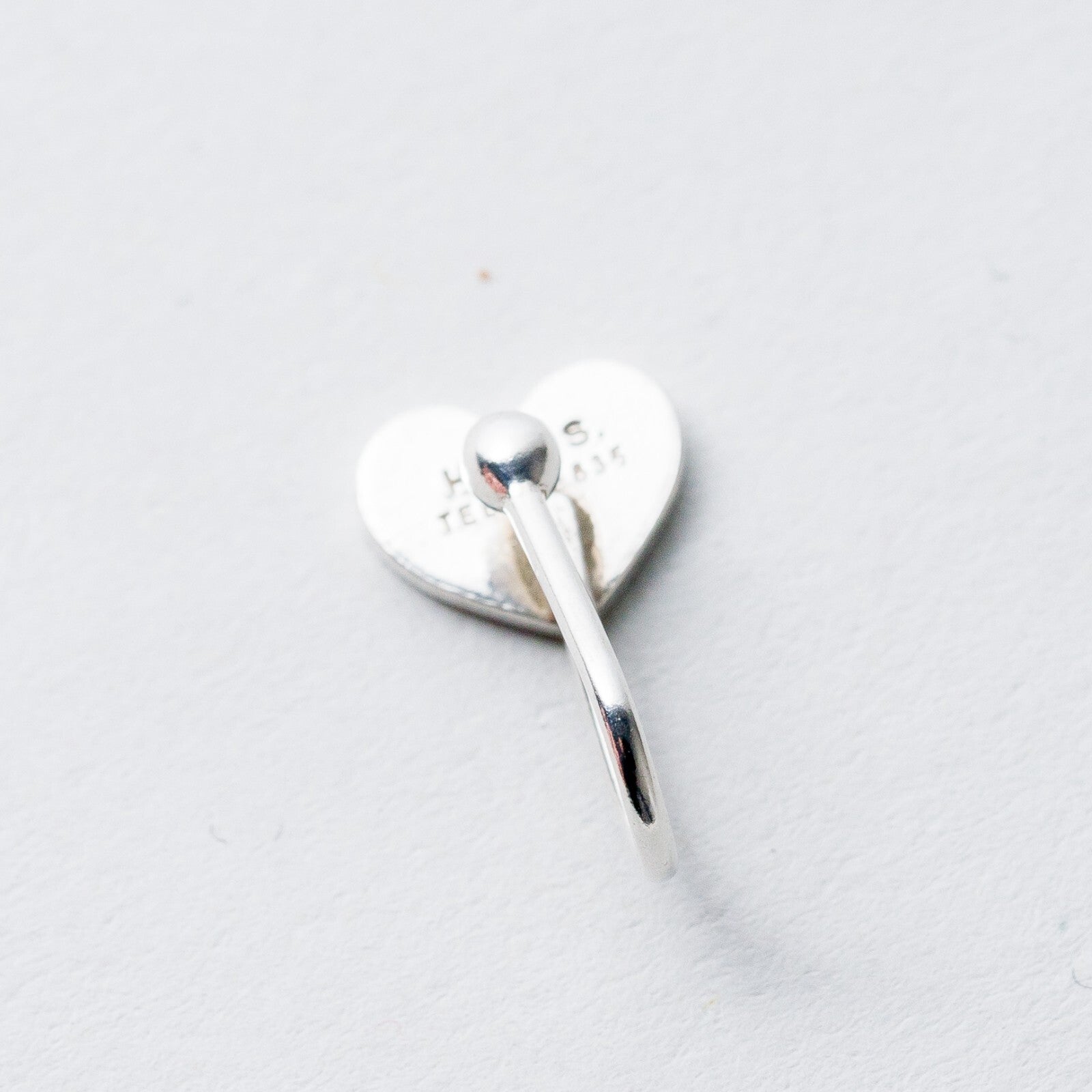 Piercing Herz 835 Silber 1,5 cm 0,69 g4