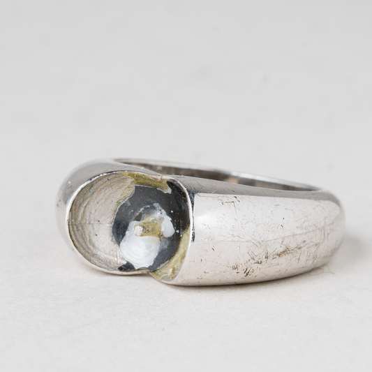 Ring ohne Perle 925er Silber 8,81 g Größe 56 (17,8 mm Ø)0