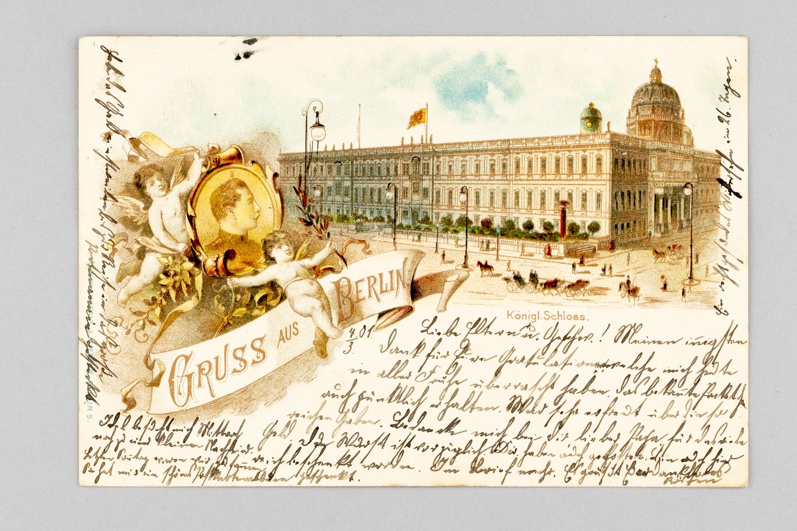 Ansichtskarte Gruss aus Berlin Schloss 19010