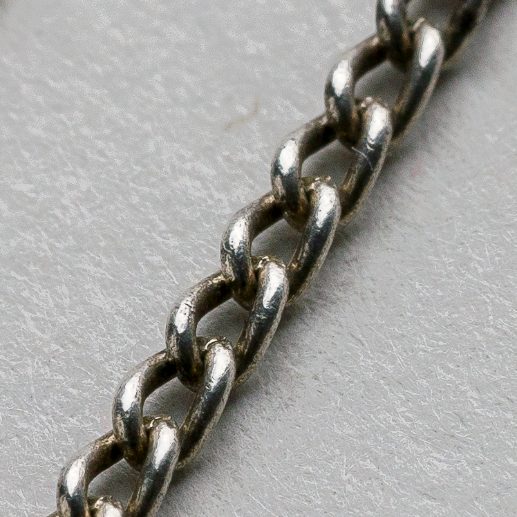 Halskette Panzerkette 2 mm Silber 5,11 g 62 cm0