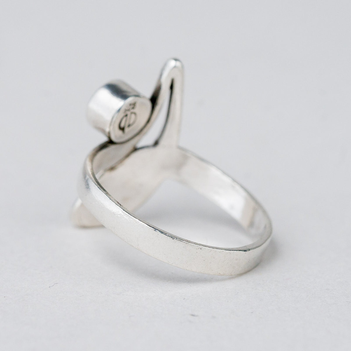Silber Ring 925 Opal Größe 51 (16,2 mm Ø) 2,45 g4