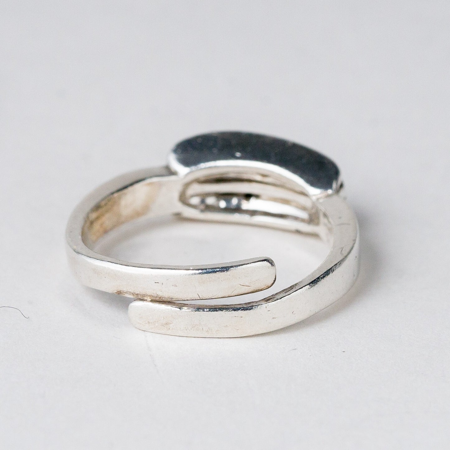 Silber Ring 925 Größe flexibel ca. 56 4,3 g3