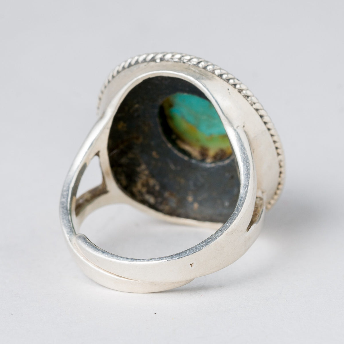Silber Ring 925 Türkis Größe flexibel ca. 55 9,01 g4