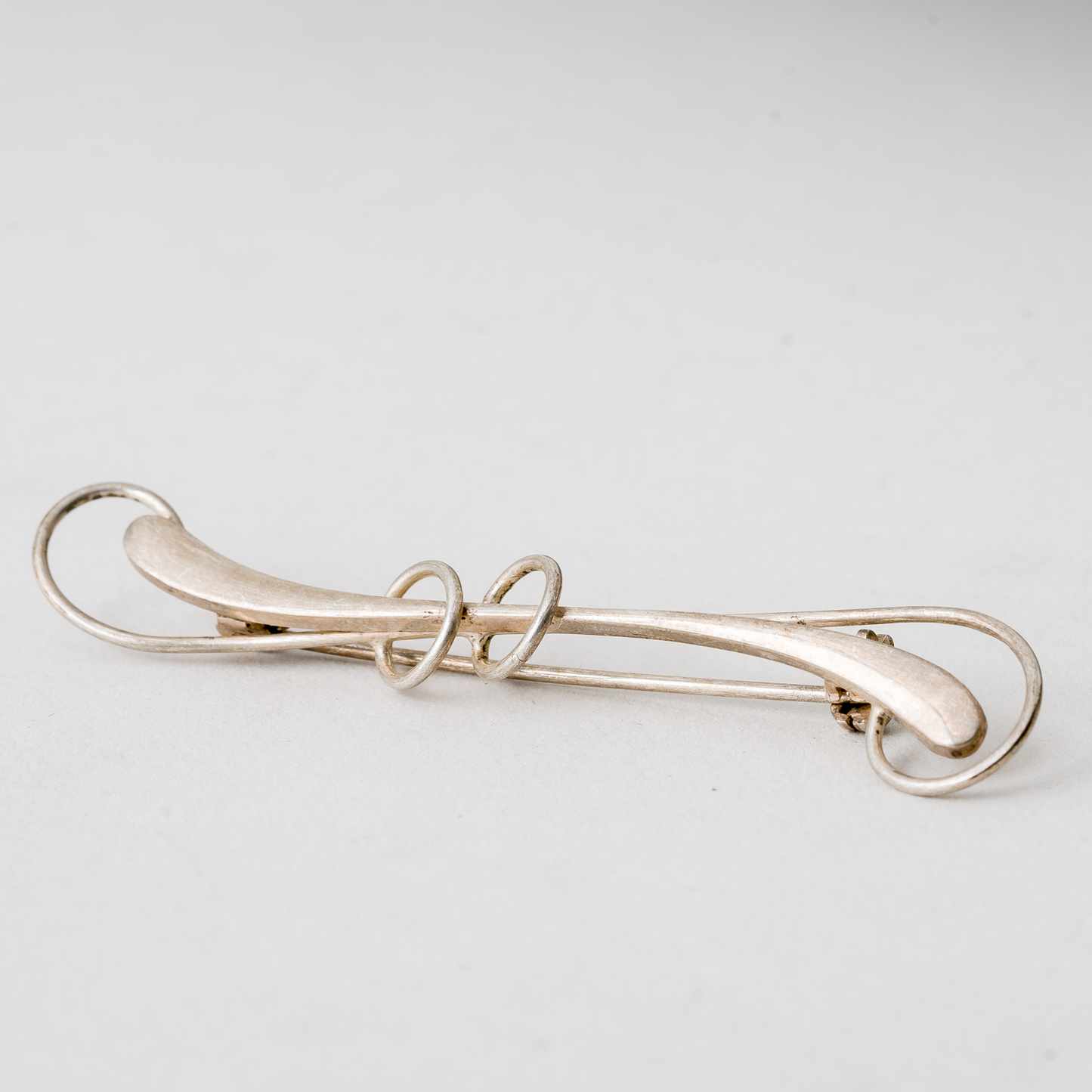 CNC: Brosche 835er Silber 3,33 g 6 cm0
