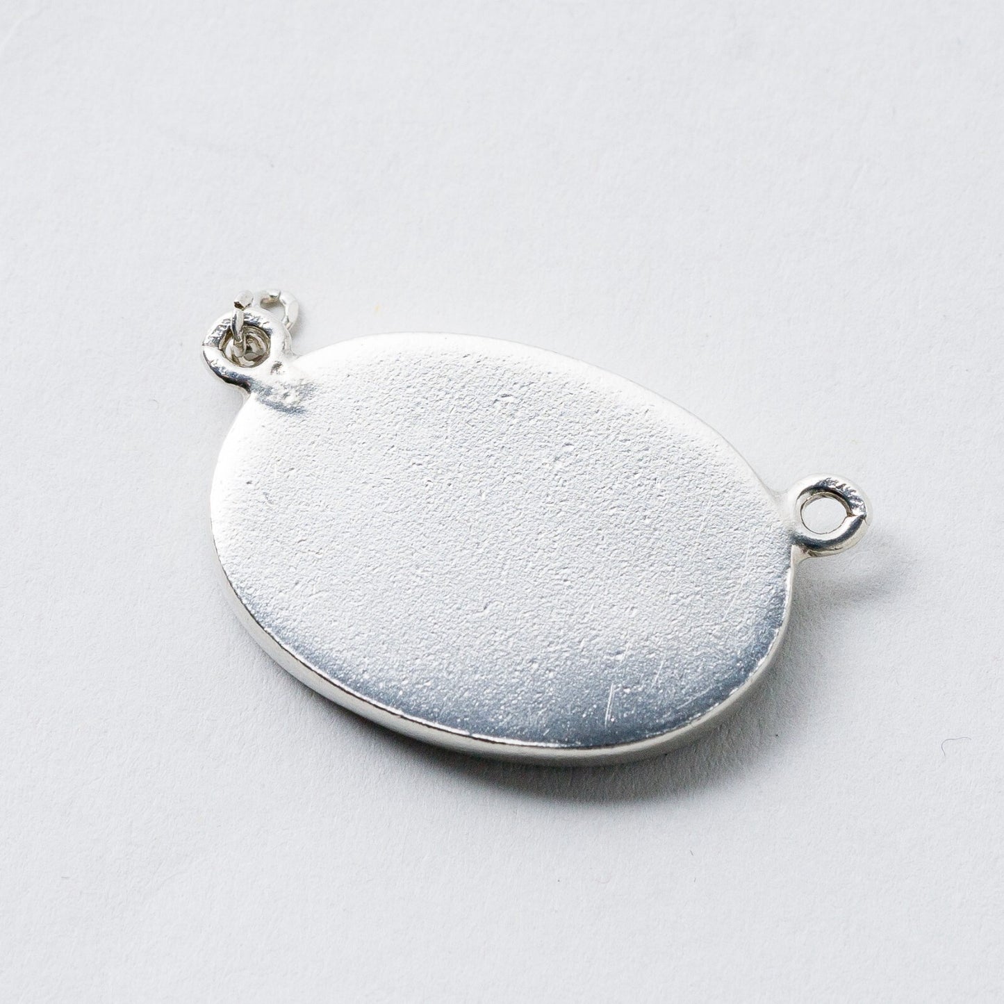 Silber Anhänger Brauner Stein 2,8 cm 5,68 g3