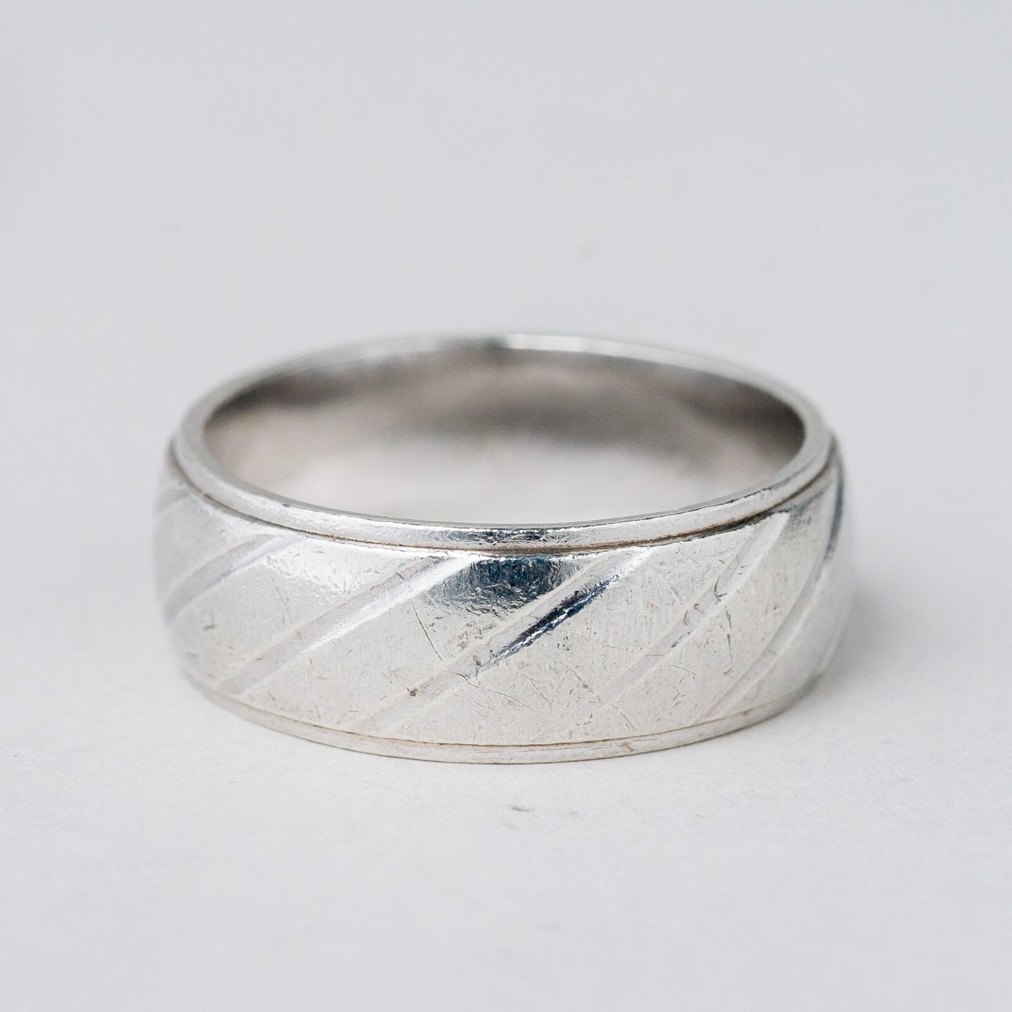Silber Ring 925 Größe 61 (19,4 mm Ø) 7,83 g3