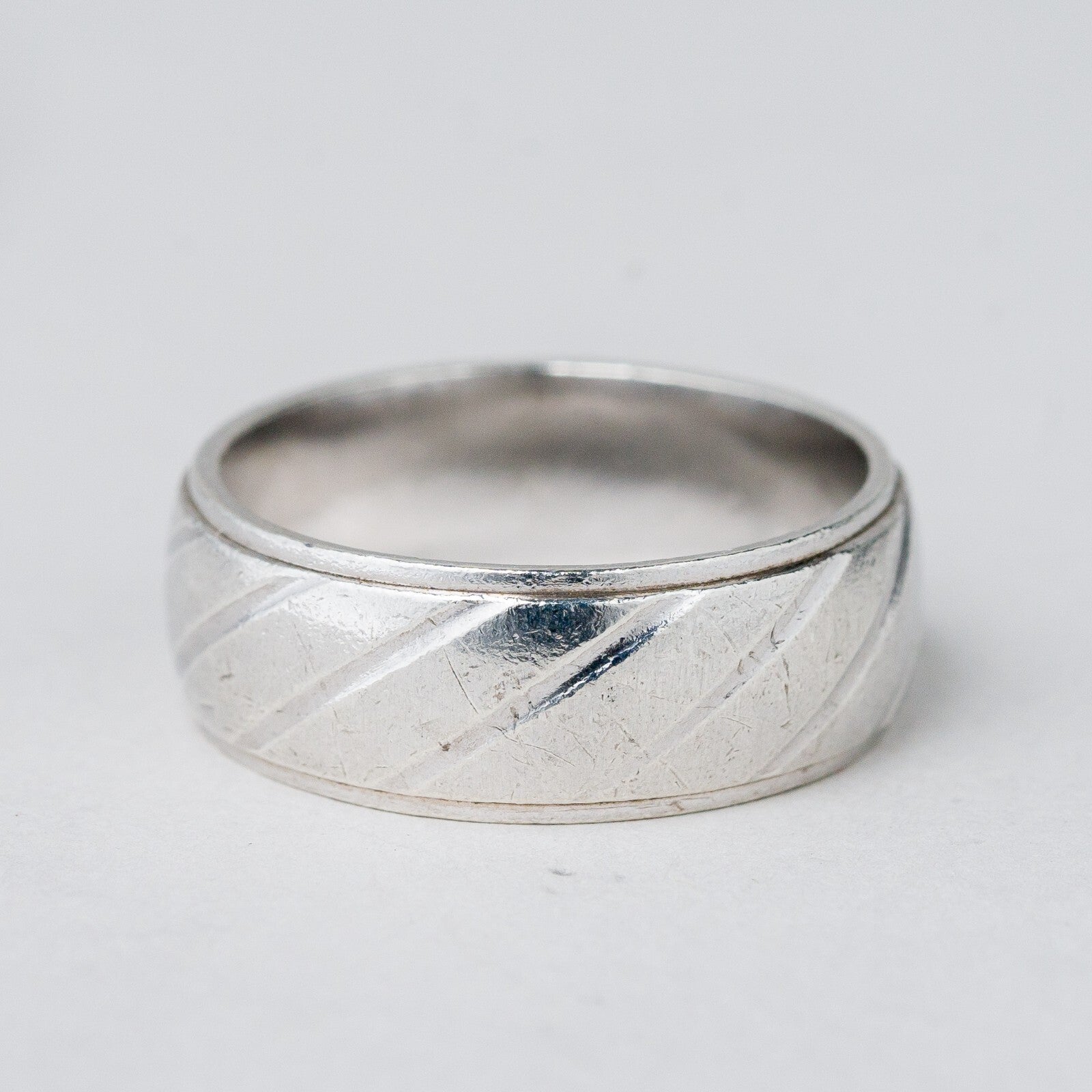 Silber Ring 925 Größe 61 (19,4 mm Ø) 7,83 g3