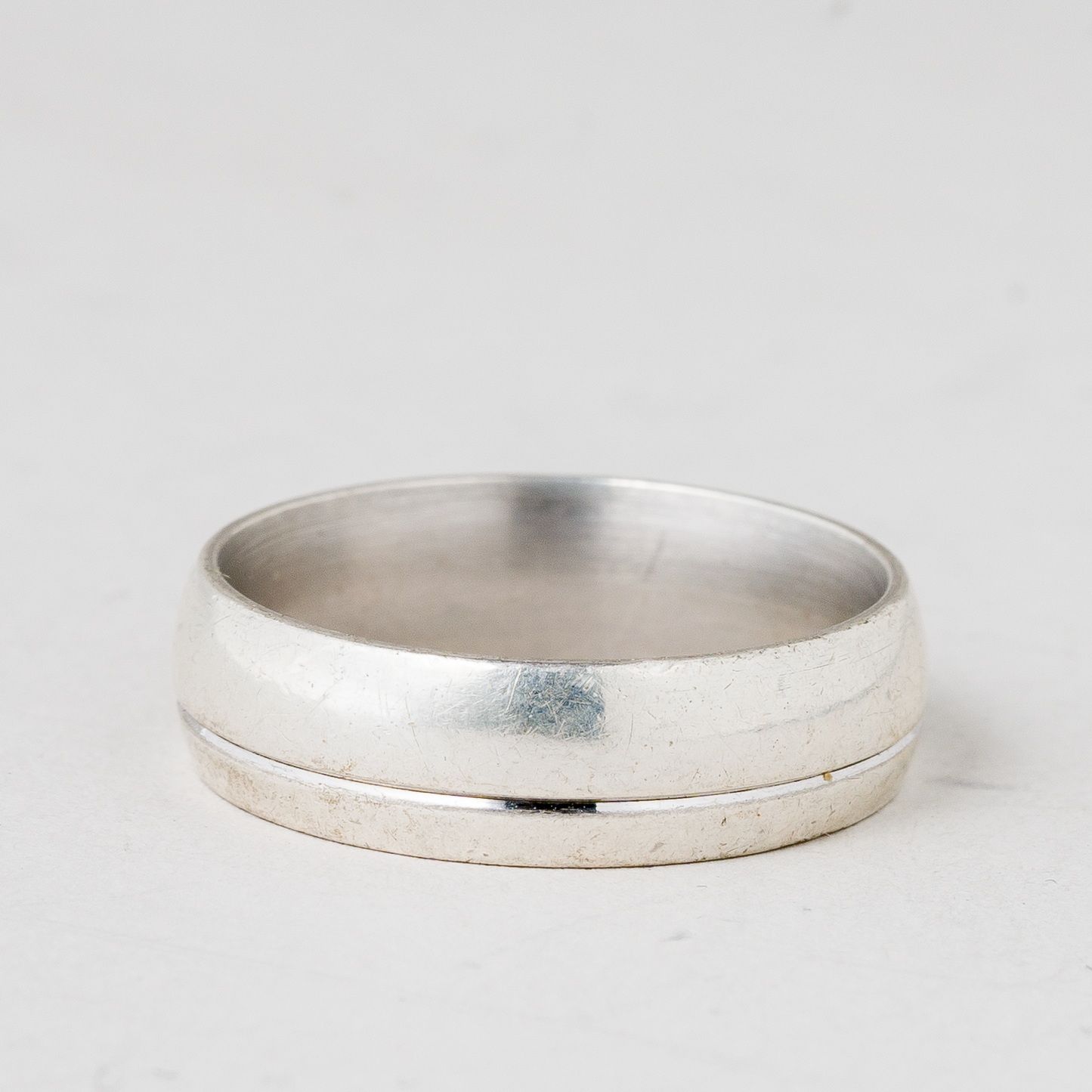 Ring 925er Silber 4,96 g Größe 58 (18,4 mm Ø)0