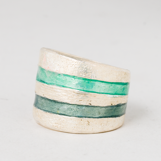 Ring Silber 11,25 g Größe 55 (17,5 mm Ø)0
