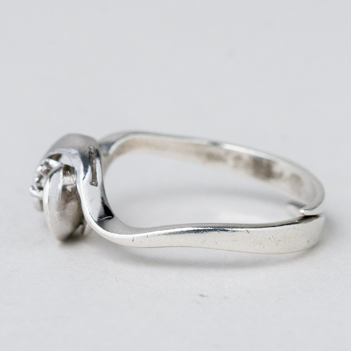 Silber Ring 925 Ohne Stein Größe flexibel ca. 50 2,21 g1