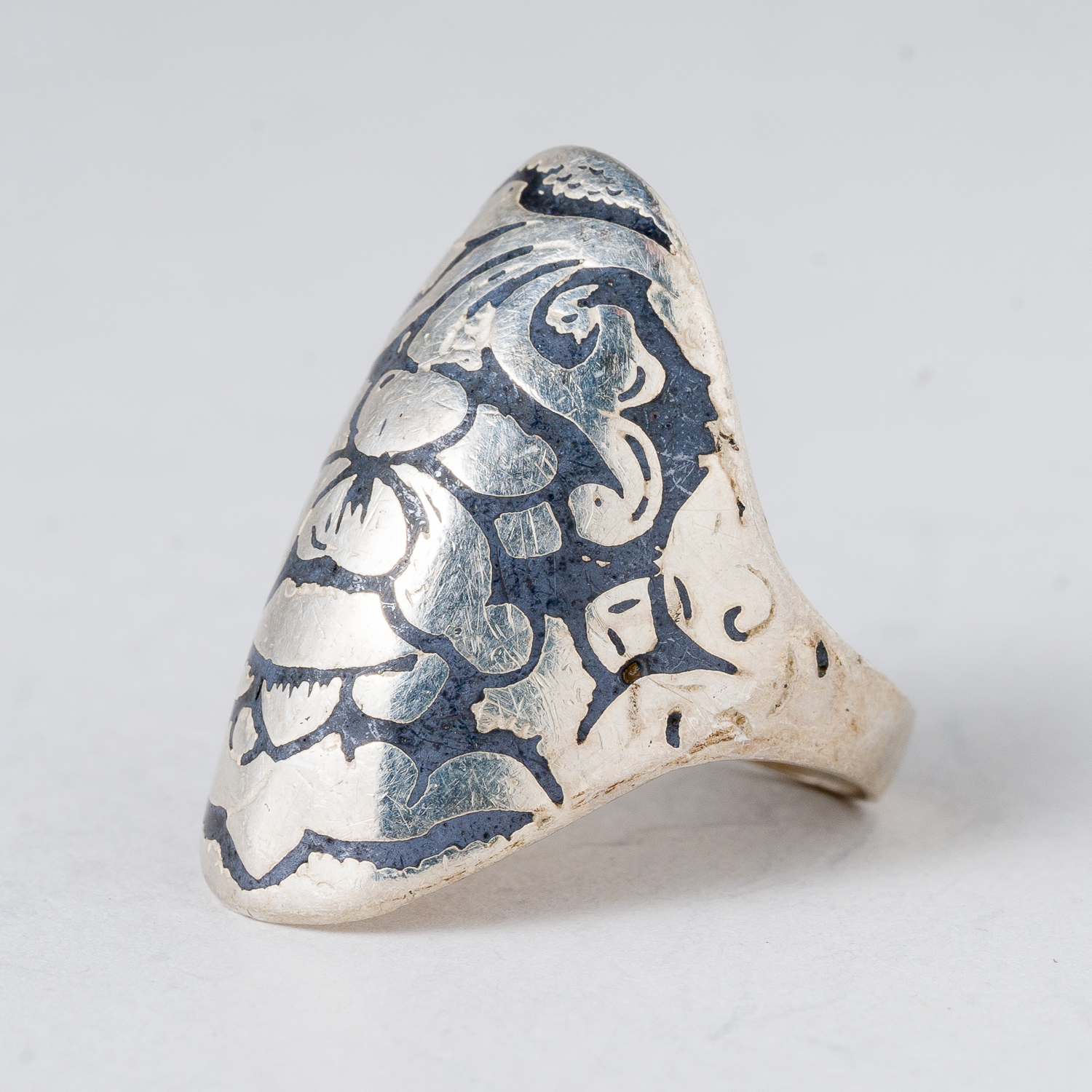 Ring Silber 7,3 g Größe 58 (18,4 mm Ø)0