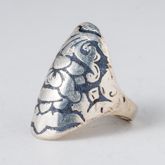 Ring Silber 7,3 g Größe 58 (18,4 mm Ø)0
