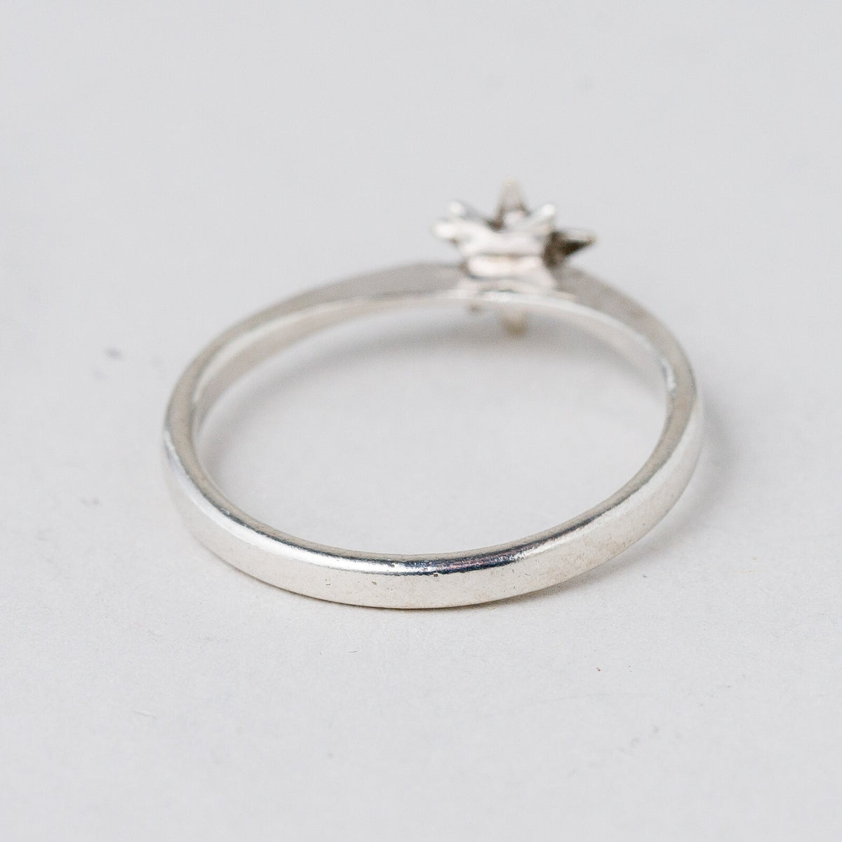 Silber Ring 925 Stern Größe 53 (16,8 mm Ø) 1,52 g3
