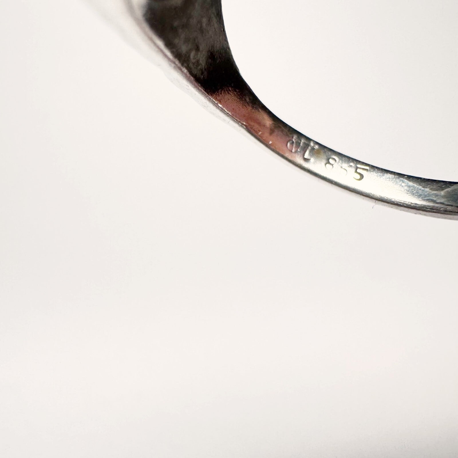 Ring 835er Silber (gestempelt) Größe 50 mit Blüte 2,49g6