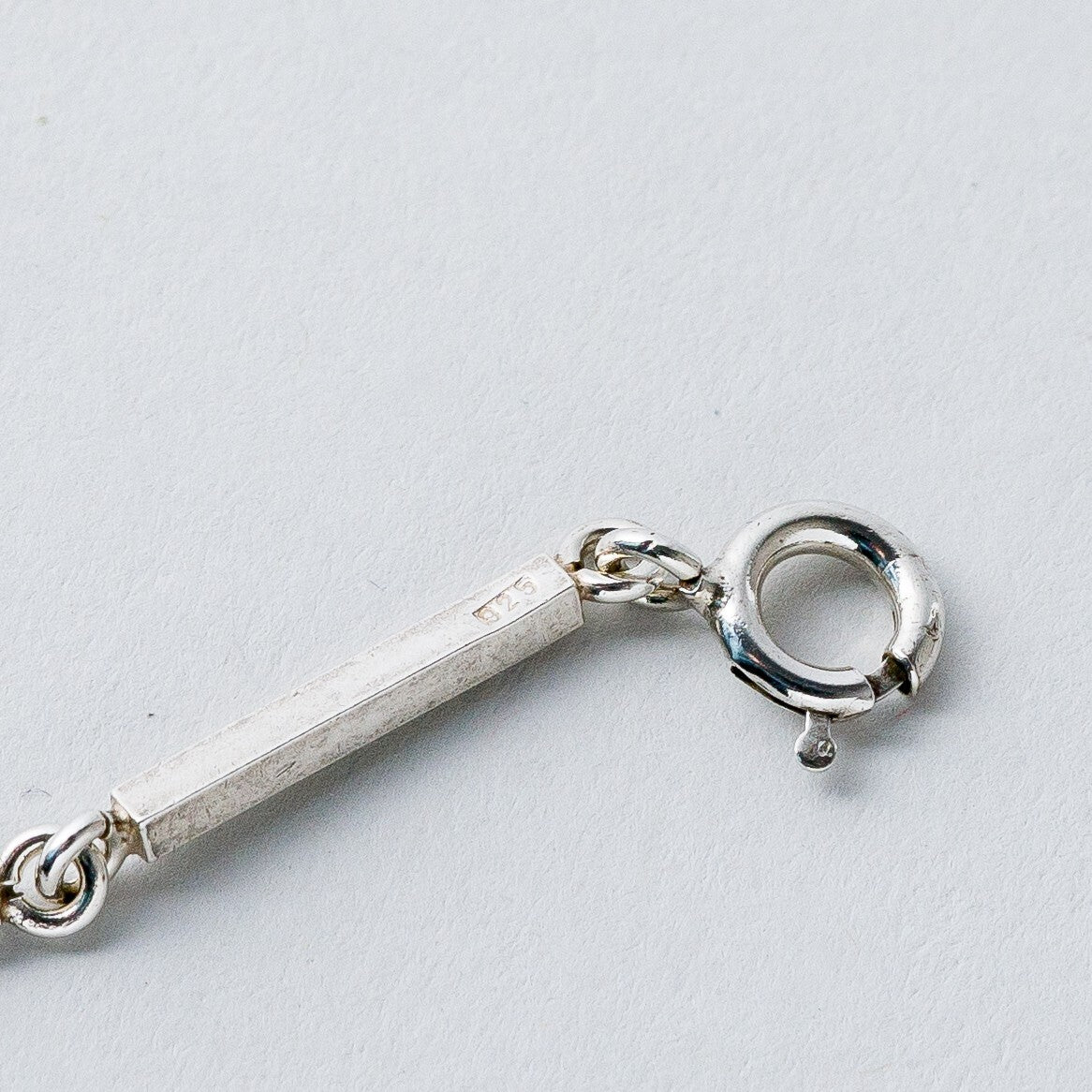 Silber Silberkette Halskette 39 cm 925 Viereckige Glieder 23,23 g3