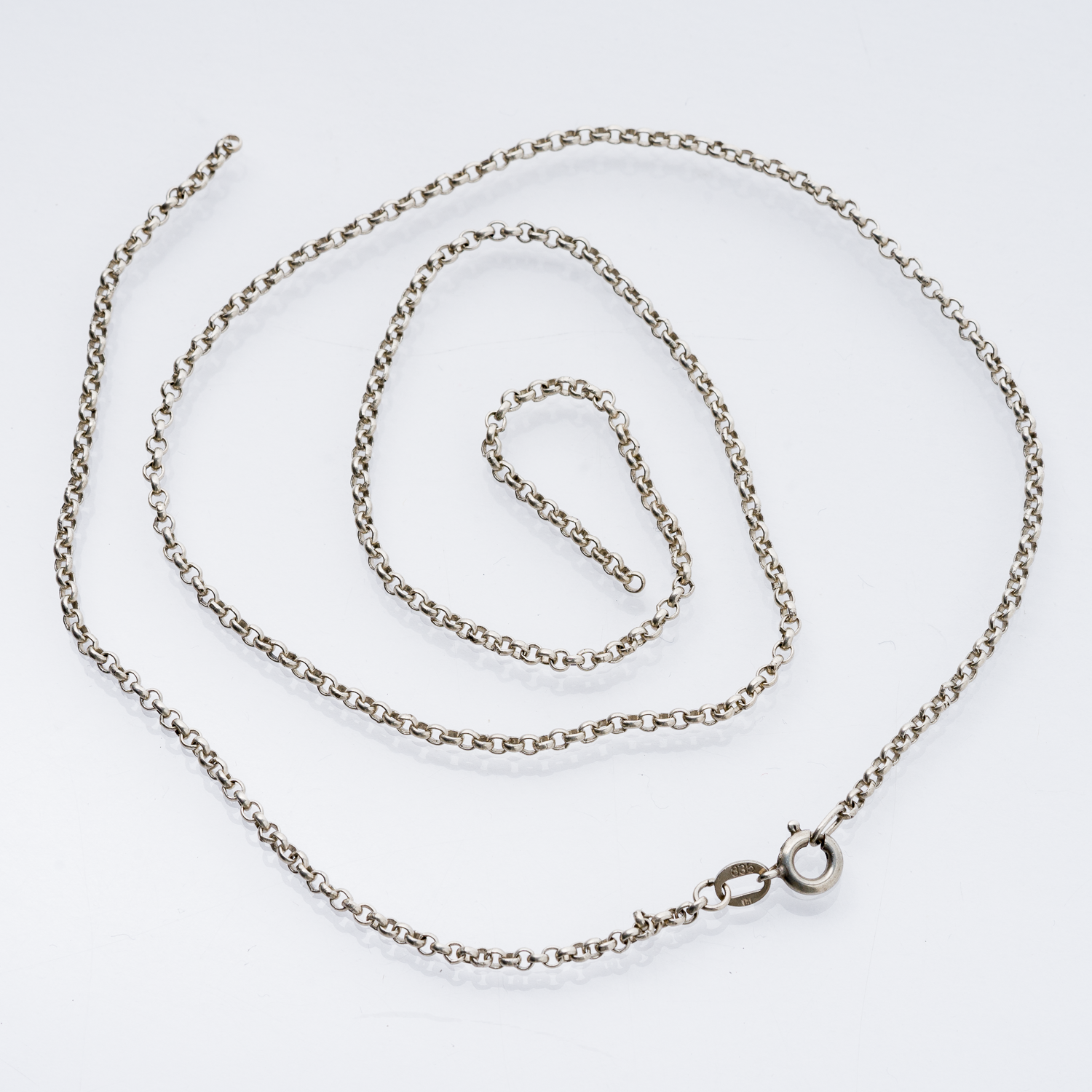 Halskette Ankerkette 52 cm 835er Silber 4,7 g3