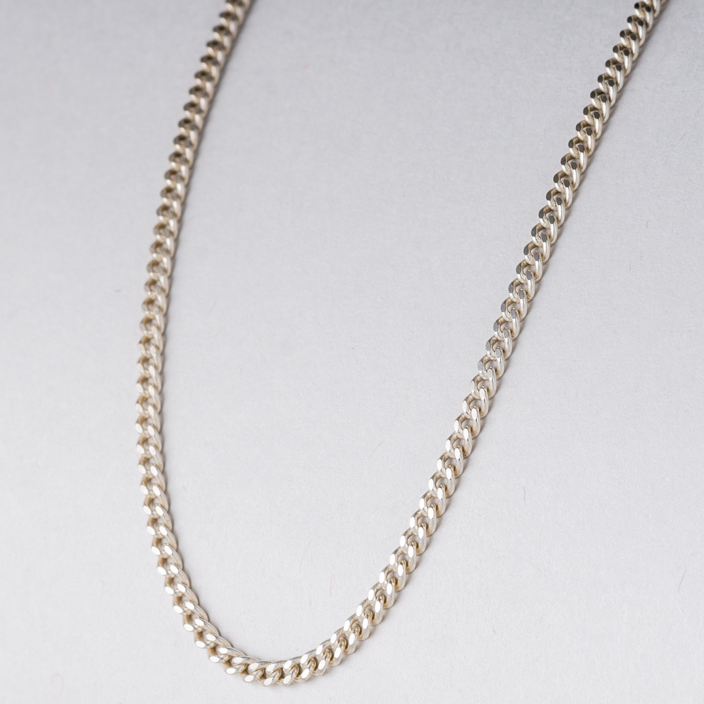 Halskette 2 mm 925er Silber 3,98 g 50 cm0