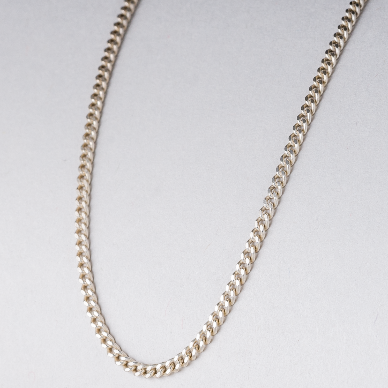 Halskette 2 mm 925er Silber 3,98 g 50 cm0