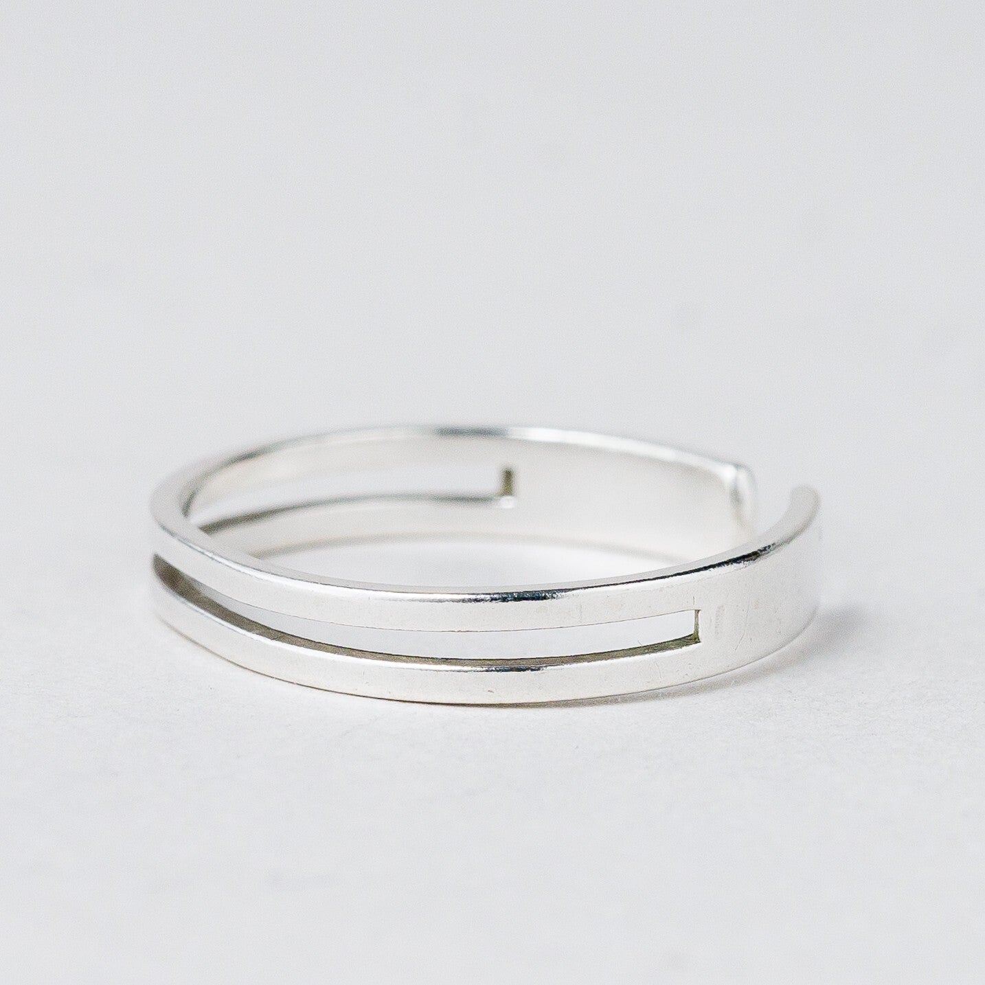 Ring Silber 925 Größe flexibel ca. 58 1,43 g6
