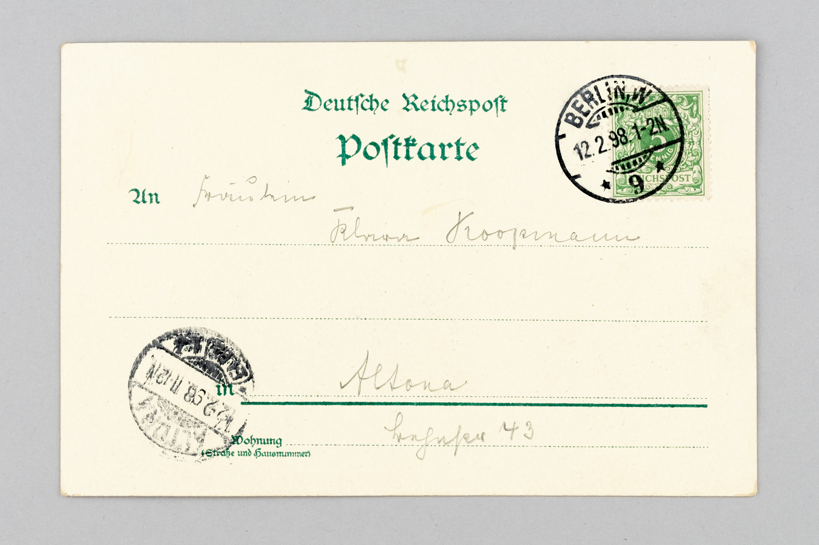 Ansichtskarte Gruss aus Berlin Rotes Rathaus 18981