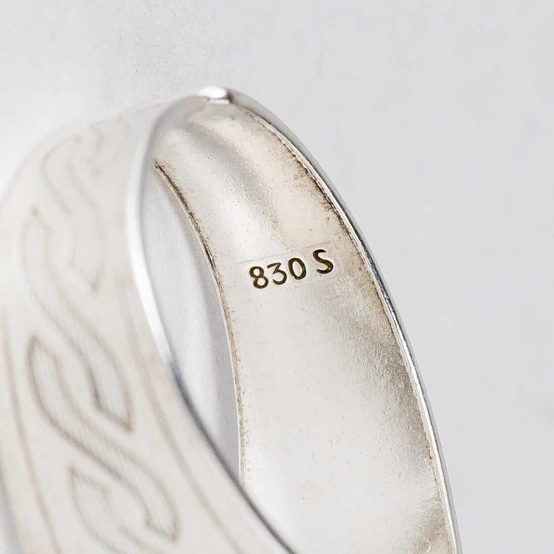 Silber Ring 830 Größe flexibel ca. 56 2,83 g6