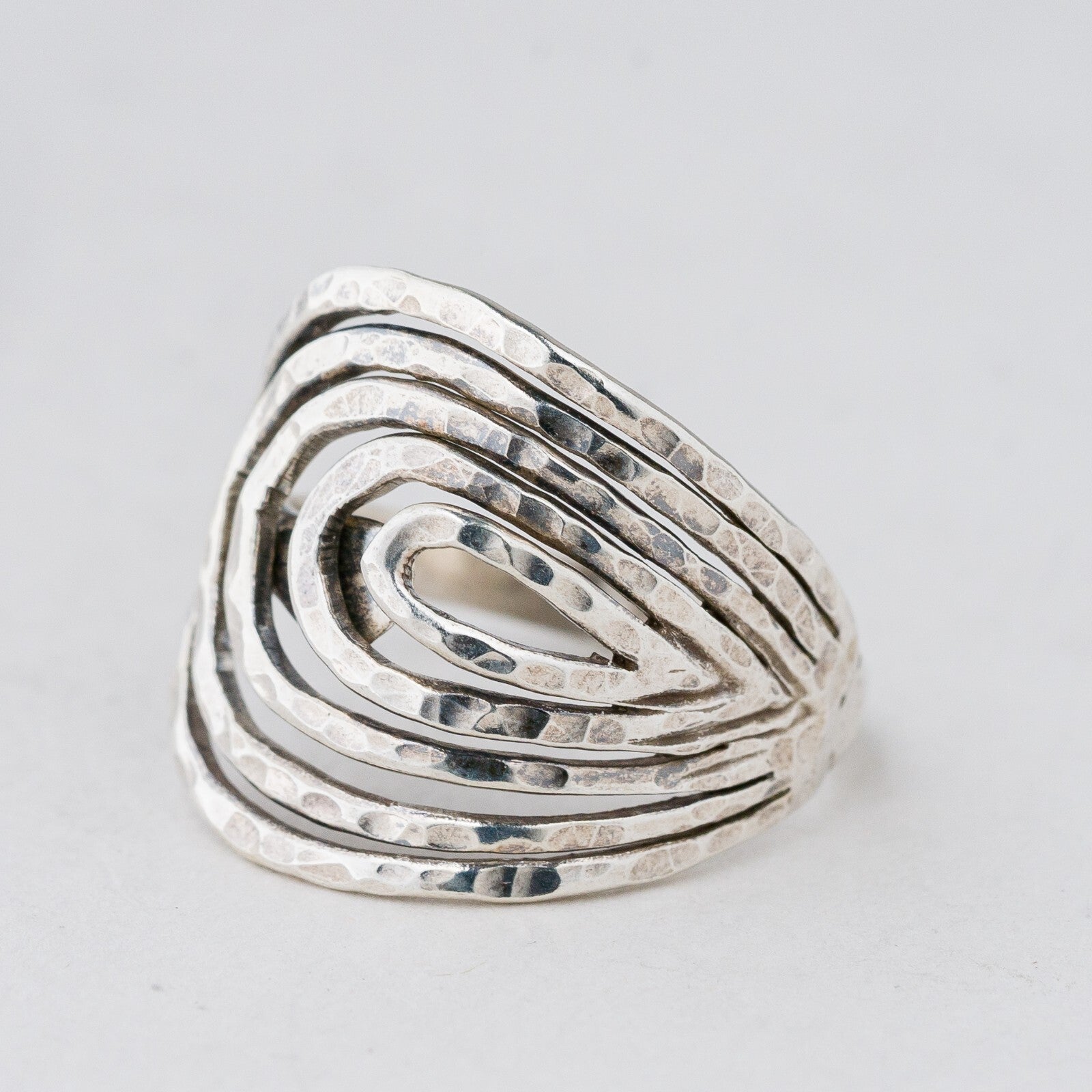 Ring 925 Silber Größe flexibel ca. 54 3,76 g0