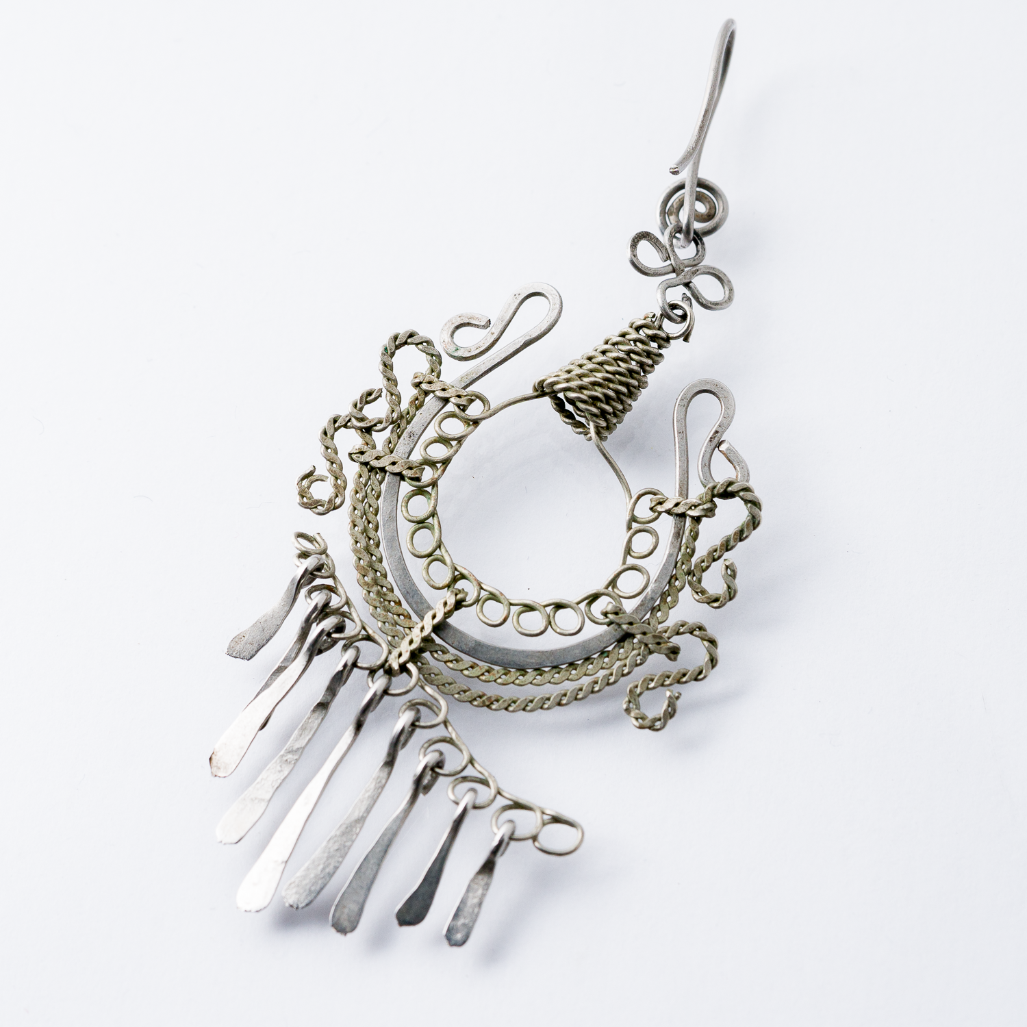 Einzelner Ohrring Hängeohrring Silber 3,32 g2