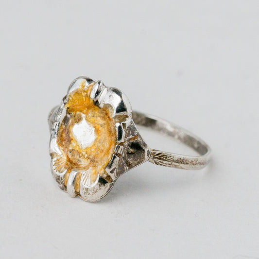 Silber Ring 48 (15,3 mm Ø) 835 Ohne Stein 0,71 g0