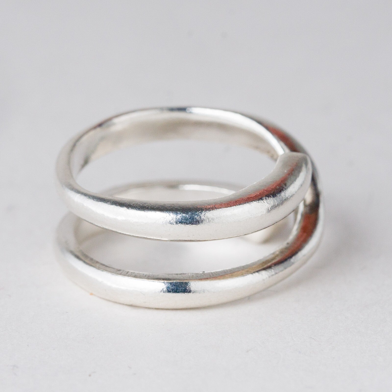 Silber Ring Größe flexibel ca. 57 8,6 g4