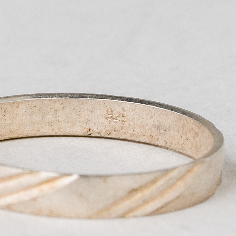 Ring 925er Silber 1,16 g Größe 54 (17,2 mm Ø)3